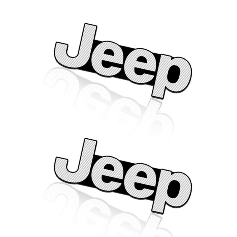 

2/4Pcs 3D Aluminum Car Audio Speaker Decorate Badge Sticker for Jeep JK JL TJ Renegade Patriot Wrangler Cherokee Patriot Trail Liberty 2pcs