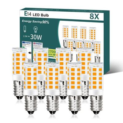 LED Bulbs - NETTLIFE - 8 PACK E14 - 2700K - 2.5W - Warm White