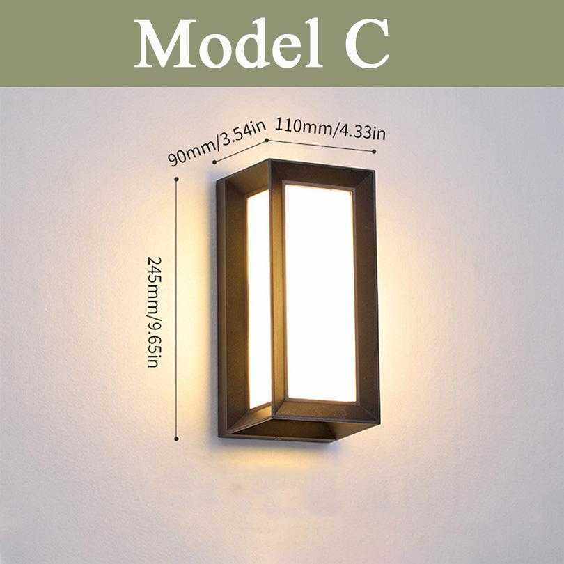 LED Outdoor Wall Lamp Waterproof IP66 110V 220V indoor bedroom living room outdoor porch wall light garden decorative light