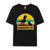Rex Vintage Dinosaur Tshirt Cotton Tops Shirt For Men Custom Retro Dad And Son Tee Shirt Drop Shipping