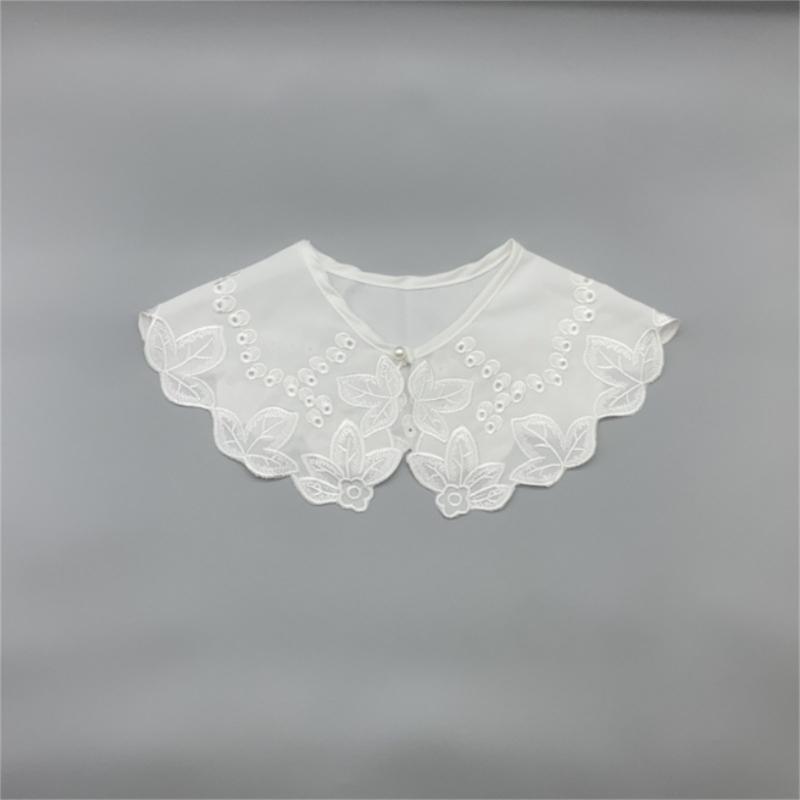 Women False Collar Elegant French Floral Collar Girl Casual Decorative Collar