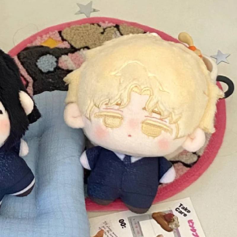 2Pcs Ivan & Till Alien Stage Couple Keychains Cartoon Plush Stuffed Doll Pendant Car Keyring Keychain Accessories Christmas Gift
