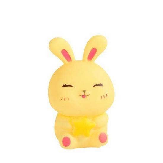 LED Night Light Silicone Rabbit Lamp Gift for Kid Baby Table Animal Lights Home Decor