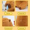 Flauschige Capybara Plüschpuppe Kawaii Capybara mit Schildkröte Stofftier Kuscheltiere Kinder Spielzeug Geburtstagsgeschenk Heimdekoration