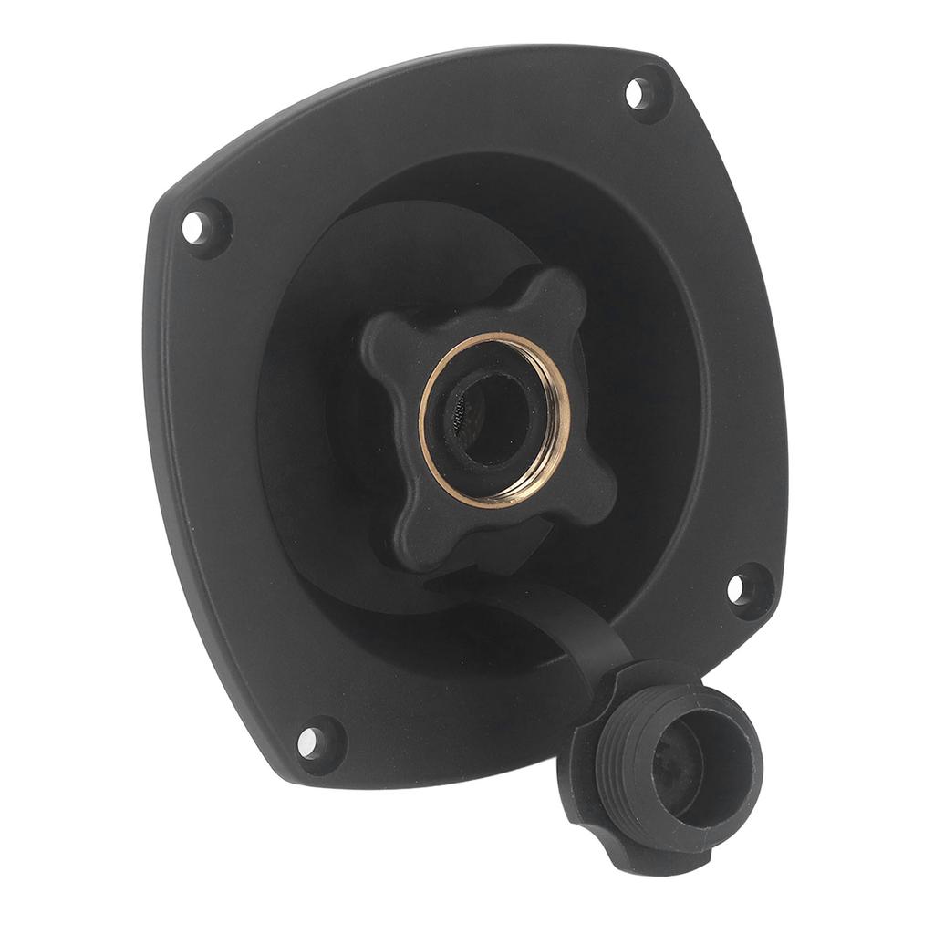 Rv Wall Mount Water Inlet Pressure Regulated City Water Entry with Quick Connector for Trailer Camper Boat Black