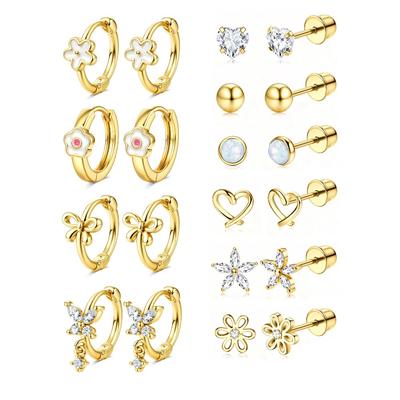 Pendientes – Pendientes de clavel