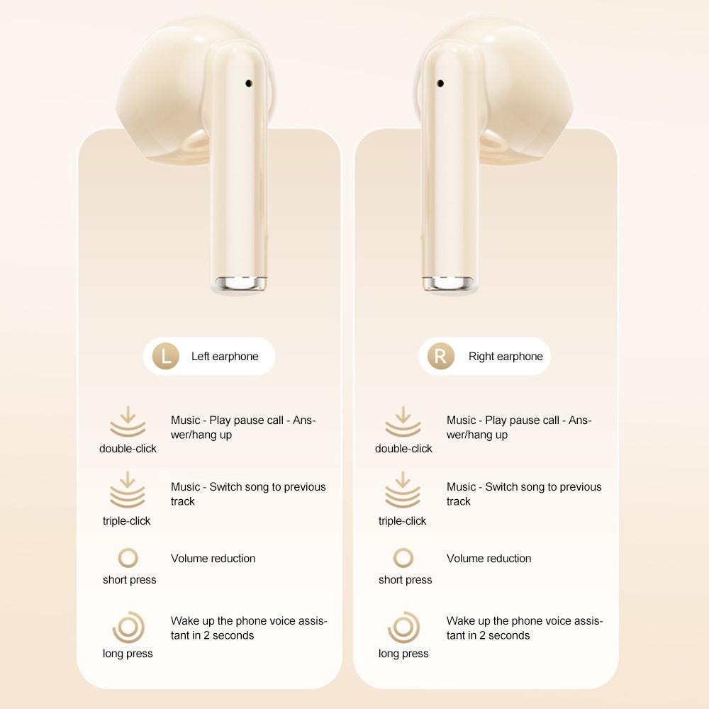 True Wireless Bluetooth Headset LED Display Noise Reduction Earphone Gaming In-ear Mini Emergency Power Bank Headset