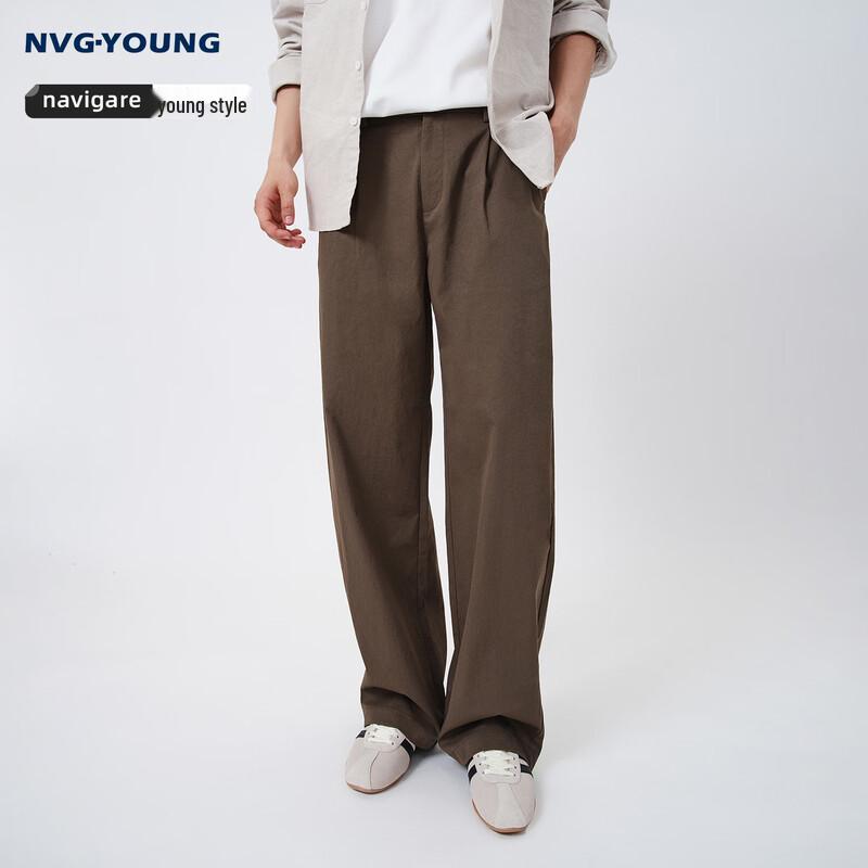 

Navigare Men s Lightweight Straight-Leg Casual Pants 36