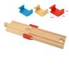 Non-Toxic Wooden Track Connecting Head Tail Train Fixer Railway Accessories Fit Brio Wooden Track Educational Toys For Children Kids