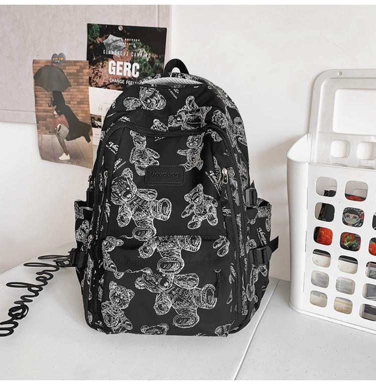 

Рюкзак 2024 года, новая модная школьная сумка для школьников, японская простая корейская версия, рюкзак для школьников средних классов