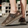 20252025 Sandalen in großer Größe Herren Sommer weichsohlige kühle Hausschuhe lässige atmungsaktive Strandschuhe Herren Outdoor