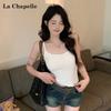 La Chapelle Women's Backless Cropped Camisole
