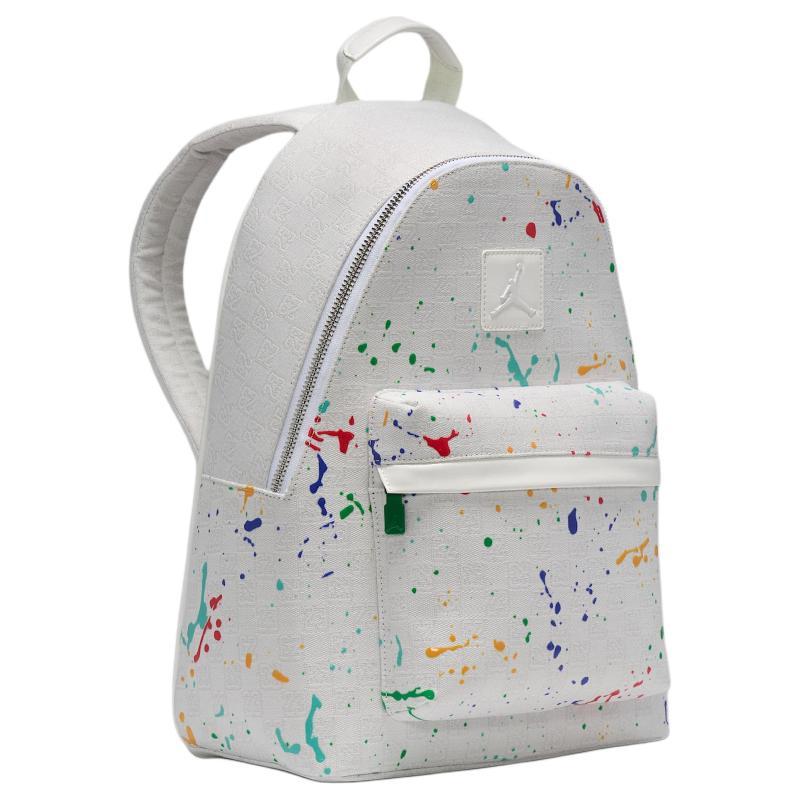 Jordan Monogram Polyester Backpack Unisex White Jordan FJ6784-133