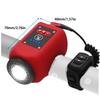 120 DB Horn For Bike 120 DB Waterproof Bike Lights For Night Riding USB Rechargeable 180 Degree Viewing Angle Flashlight
