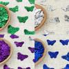 Butterfly Double Hole PET Sequins for Clothing, DIY Jewelry, Stage Decoration, and Handicrafts.