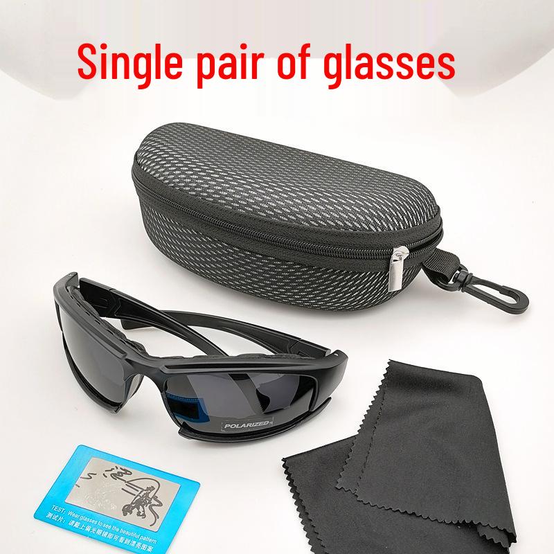 Dais Style Outdoor Cycling Glasses and CS Tactical Motorcycle Goggles with X7 Polarized Set