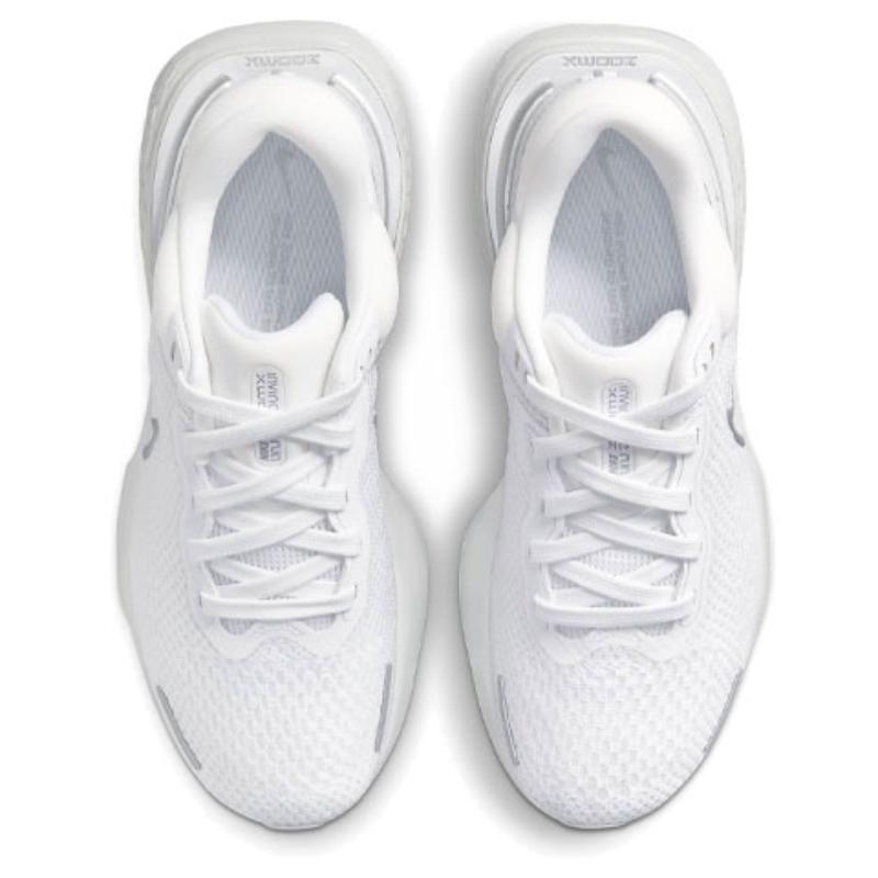 Nike ZoomX Invincible Run Flyknit White Metallic Silver Women's Sneakers casual CT2229-101
