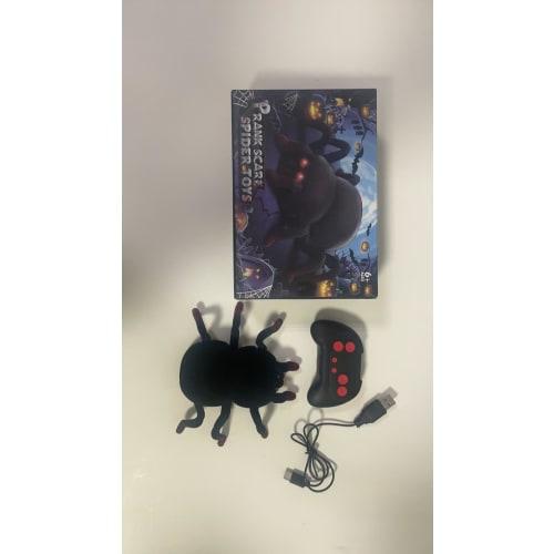 OBEST Spider Remote Controlled Electric RC Car with LED Lights, Wall Climbing, Fun Toy, Black (Green Foot), Ages 6+ (New Model)