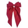 Exclusive Red Bow Hair Clip – Elegant Temperament Spring Style Accessory