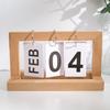 Nordic Minimalist Wooden Desk Calendar and Ornaments