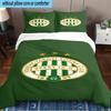 Ferencvaros TC Football Club 3PCS Bedding Set 2D Printing (Includes 1 Duvet Cover + 2 Pillowcases Coreless), Bedroom decor,Fan Gift