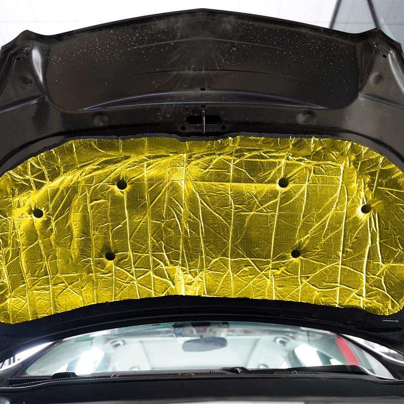 Heat Sound Deadening Insulation Mat Automotive Sound Deadening Materials Waterproof Automotive Noise Deadening Mat For Hood