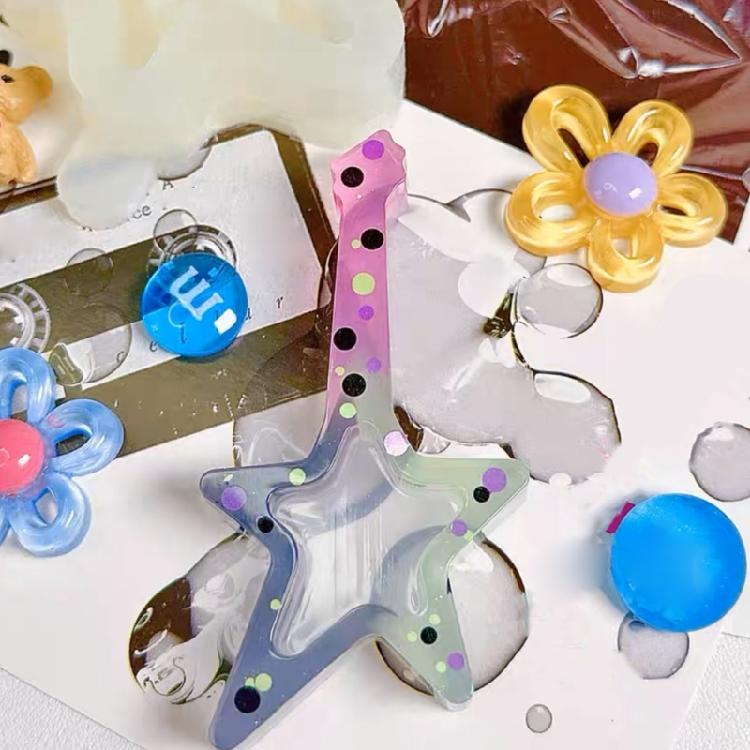 Gitarre Harz Shaker Füllstoff Quicksand Form Weiche Silikonform für DIY Schmuck