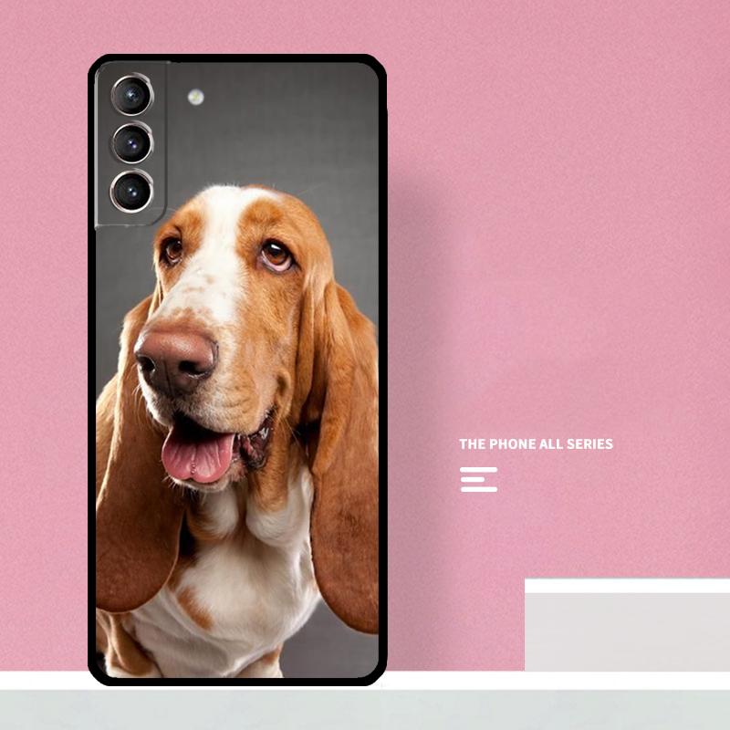 Basset Hound Dog Phone Case For Samsung Galaxy S25 S26 Ultra S20 S21 S22 S23 S24 S10 Plus S25 FE Cover Coque