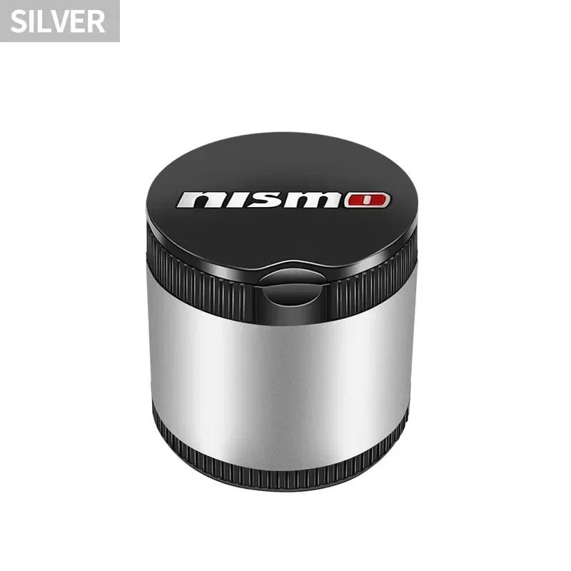 

2025 Для автомобиля Nissan Nismo Портативная автомобильная пепельница Версия со светодиодной подсветкой Аксессуары для интерьера автомобиля Для Nismo Nissan Tiida Teana Skyline