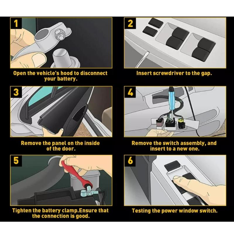 Power Window Switch Control 93570-2P100 93570-2P100VA 93573-2P000 for 10-14 Electric Power Lift Window Switch