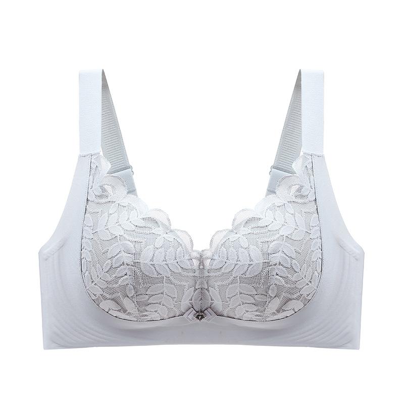 Soft Support Bra for Women Gathering Seamless Bra for Women No Steel Ring Lace Bra for Women