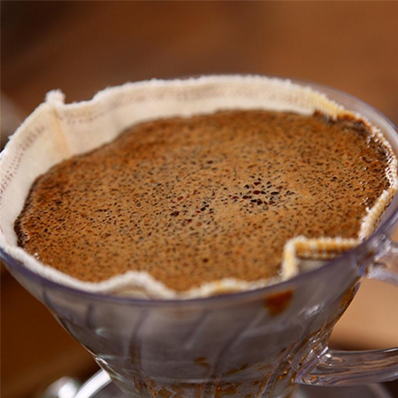 AB66-Plastic Spiral Funnel Coffee Filter Cup V Shaped 60 Coffee Dripper Hand Filter Coffee Hand Drip 01/02