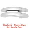 Car Upgrade Chrome Accessories Door Handle Cover Trim Paste Style 2Door For Ford Transit  Tourneo 2013 2014 2015 2016 2017