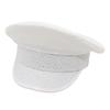 Sequins Silver Bridal Big Cap Model Cap Handmade Wedding Hat Performance Navy Hat Female