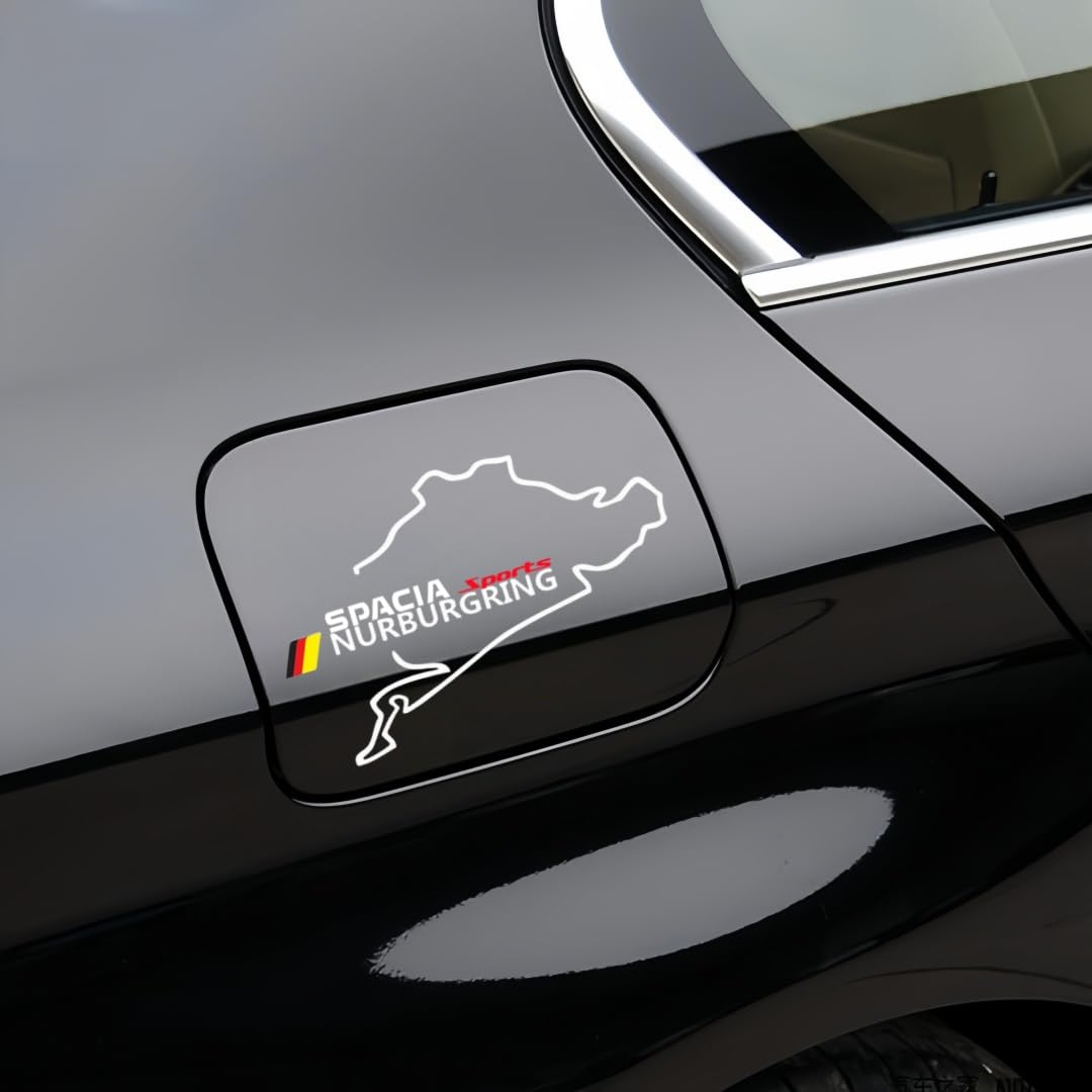 SPACIA Fuel Filler Cover Sticker Rear Glass Rear Fuel Filler SPACIA белый