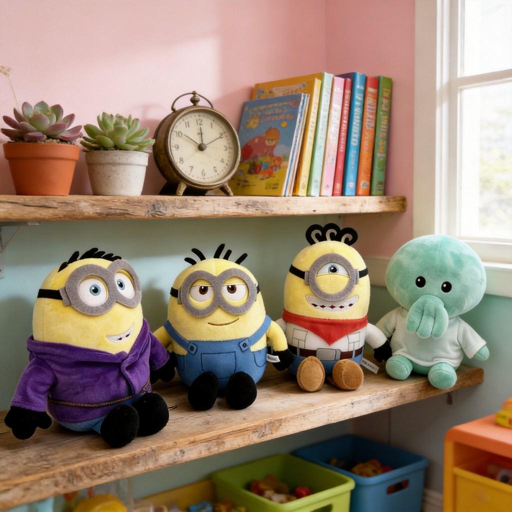 Minions And Monsters Plush Toy With Short Pile Cotton For Kids And Collectors