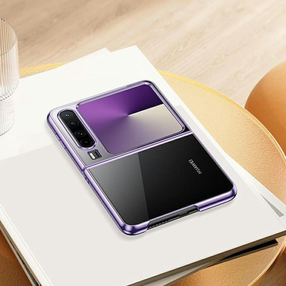For Huawei Pura X Case Electroplating Transparent PC Phone Cover