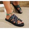 New Color Platform Slippers Large Size Ethnic Style Comfortable Fashion Beach Slippers