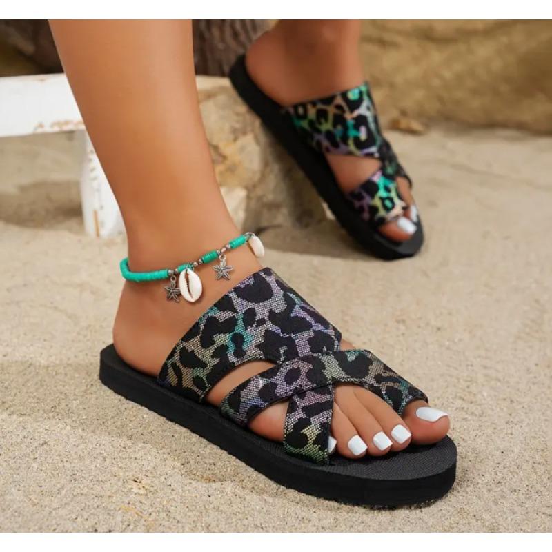 New Color Platform Slippers Large Size Ethnic Style Comfortable Fashion Beach Slippers