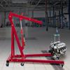 Hydraulic Long Ram Jack, 8 Tons/17363 lbs Capacity, with Single Piston Pump and Clevis Base, Manual Cherry Picker with Handle, for Garage/Shop Cranes,