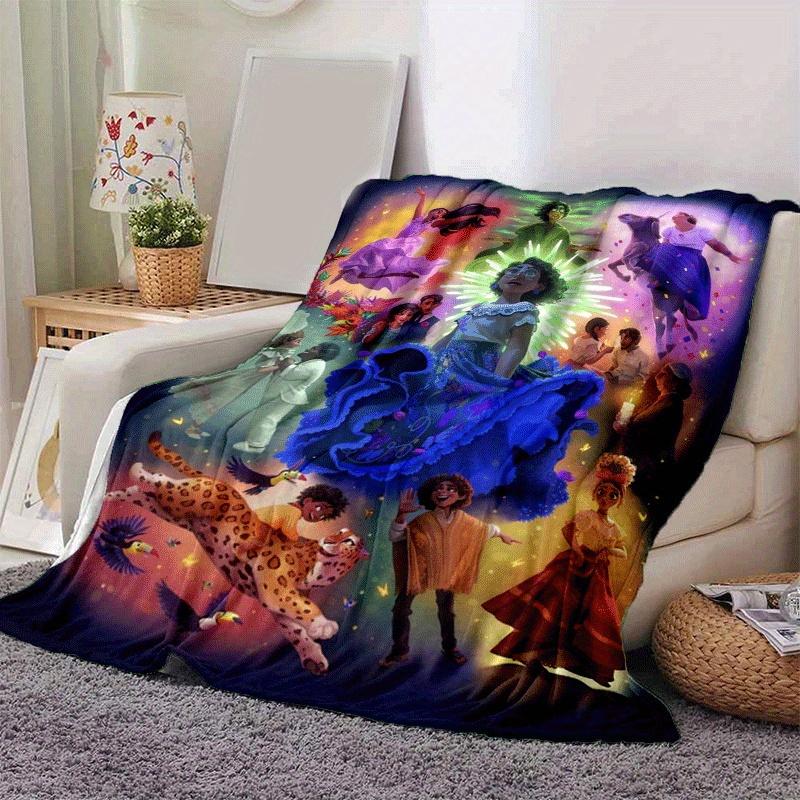 1pz Coperta Stampata Encanto - Morbida, Coperta per Tutte le Stagioni per Soggiorno, Camera da Letto, Regalo Personalizzato con Adorabile Design a Cartone Animato