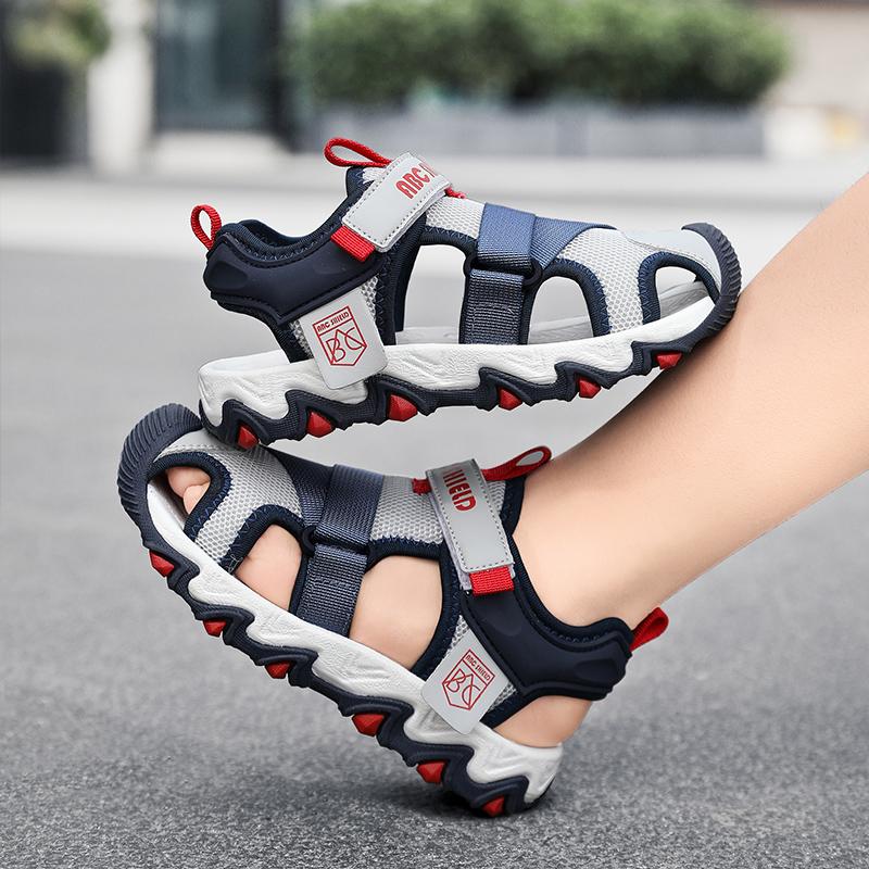 28-39 Summer Kids Closed Toe Collision Prevention Girls Sandals Sports Shoes Boys Sandals Flip-Flops