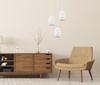 Pendant Lamp Harley 1 E27 White Italux Mdm-3480/1 W