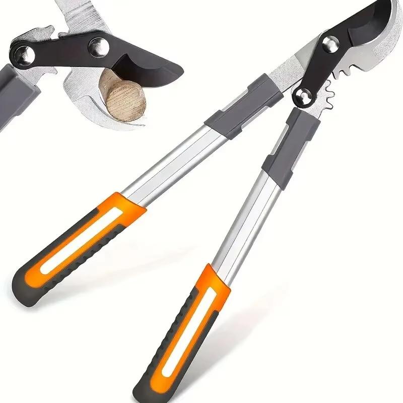 45cm Rough Branch Scissors,Sharp Wear-Resistant Non Slip Pruning Scissors Large Opening Gardening Pruning Tools