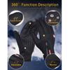 Winter Warme Radhandschuhe Herren Damen Volle Finger Wasserdicht Touchscreen Fleecehandschuhe für Outdoor Sport Motorradfahren Skifahren