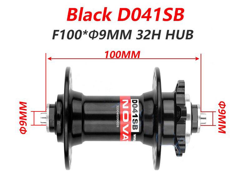 Novatec D041SB/D042SB MTB Disc Brake Hubs, 4 Bearings, 28/32/36 Holes