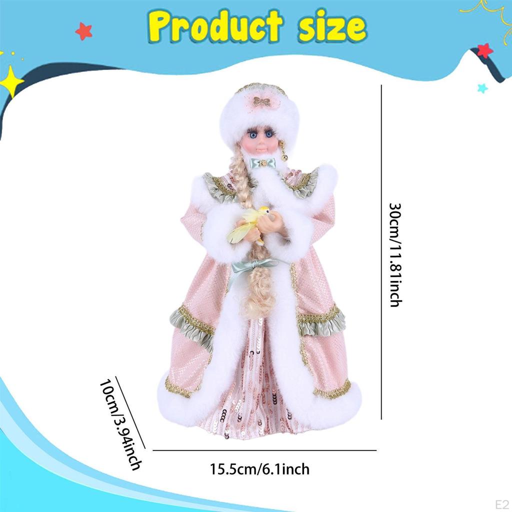 Vianočná bábika dievča figúrka figúrka socha, vianočná dekorácia, stolová ozdoba, na DIY