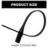 Bicycles Lock, Multifunction Adjustable Bicycles Lock Zips Tie Lock Bikes Luggage Scooter Lockers with 3 Digit Passwords