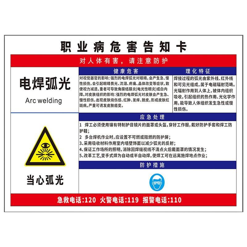 Industrial Occupational Safety Hazard Notification Sign
