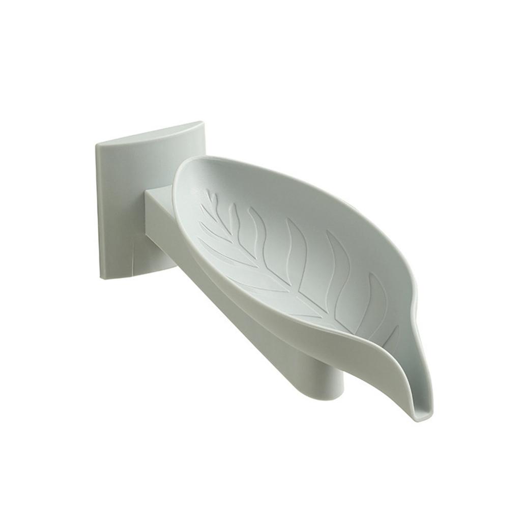 Decorative Soap Storage Box Adhesive Installation Bathroom Essential Quick Drying Auto Draining Adjustable Soap Dish
